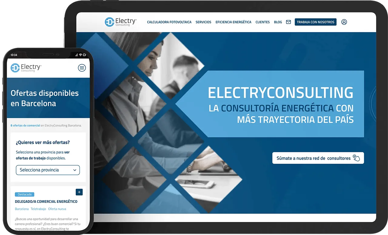 Mockups web ElectryConsulting